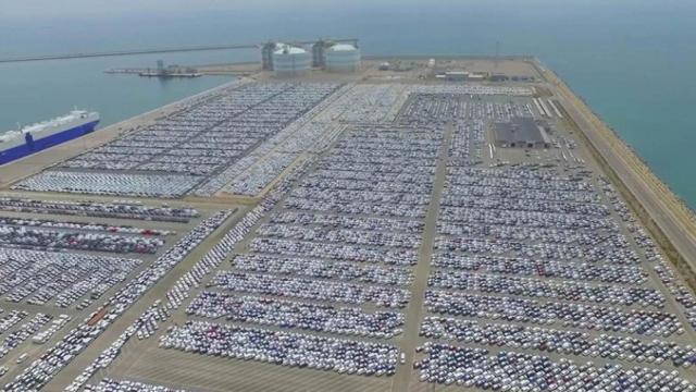Vehículos en el puerto de Sagunto / AUTORIDAD PORTUARIA DE VALENCIA