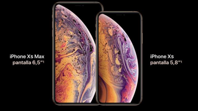 Los 'herederos' del iPhone X tienen pantallas mayores y su procesador es el novedoso chip A12 Bionic