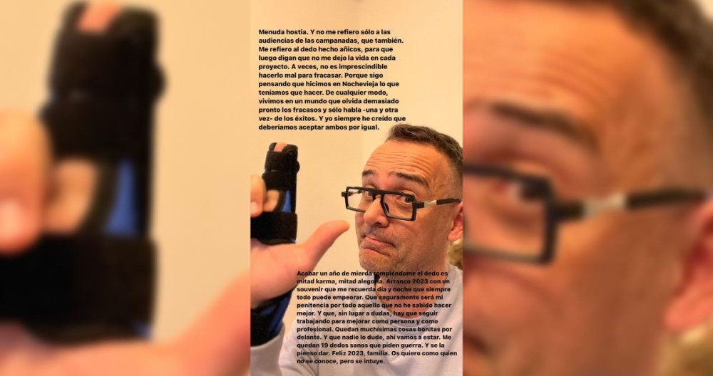 Publicación de Risto Mejide en Instagram / @ristomejide