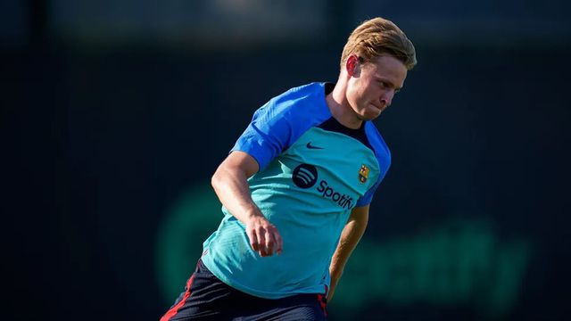 Frenkie de Jong, objetivo de las grandes de la Premier, en la actual pretemporada del Barça / FCB