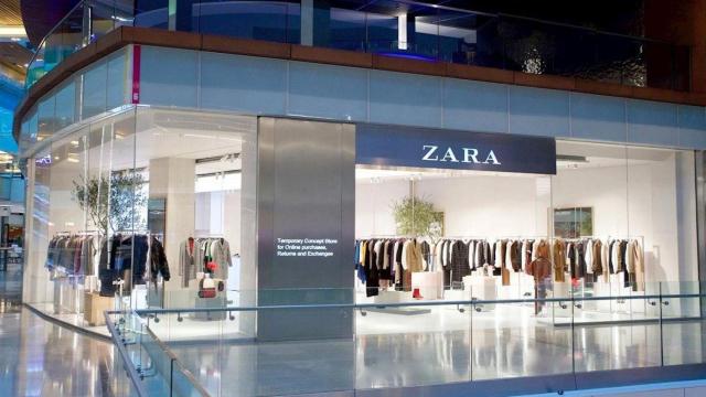 Una tienda de la marca Zara en un centro comercial / EP