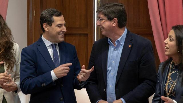 Juan Manuel Moreno y Juan Marín, presidente y vicepresidente de la Junta de Andalucía / EFE