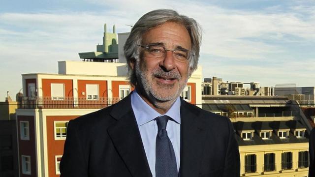 Emilio Cuatrecasas en una imagen de archivo de 2015 tomada en la azotea del bufete de abogados que lleva su apellido / CG