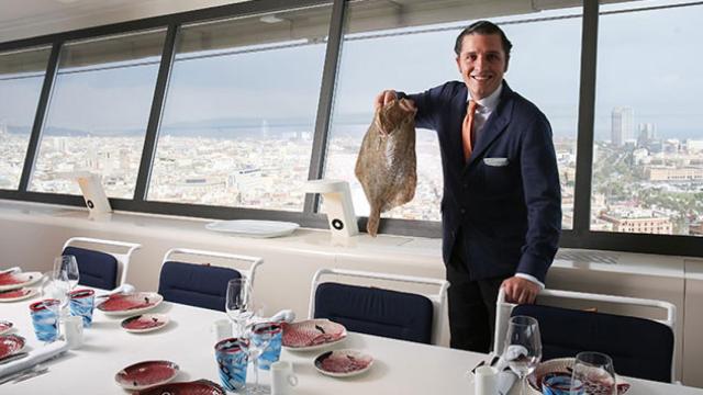 El empresario Enrique Valentí, en el restaurante Marea Alta / CG