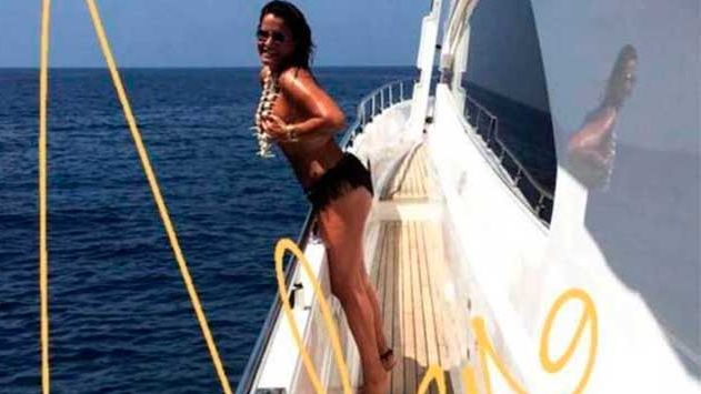 Aida Nizar, de vacaciones en Ibiza / CD