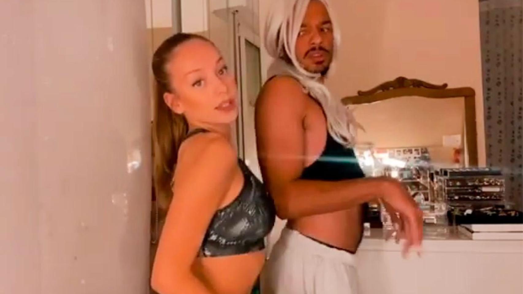 Sergio Momo y Ester Expósito parodian su exitoso baile