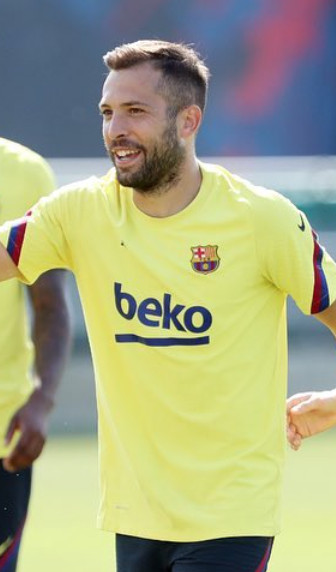 Jordi Alba antes del injerto capilar
