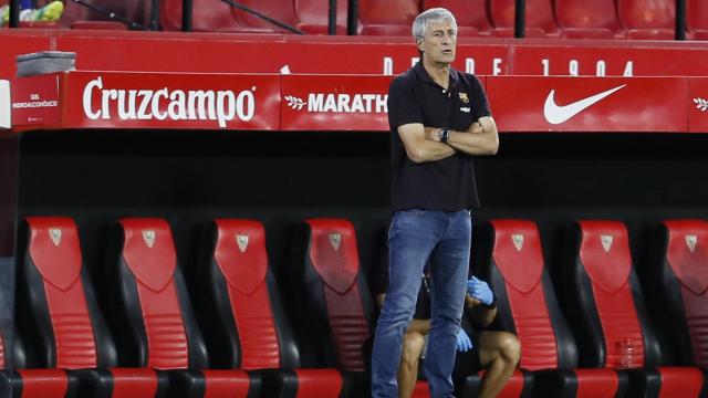 Quique Setién, de cruyffista ofensivo a técnico amarrategui / EFE