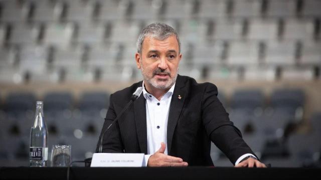 Jaume Collboni, primer teniente de alcalde, durante la presentación de un acto cultural / EP