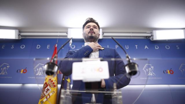El portavoz del ERC en el Congreso, Gabriel Rufián / EUROPA PRESS