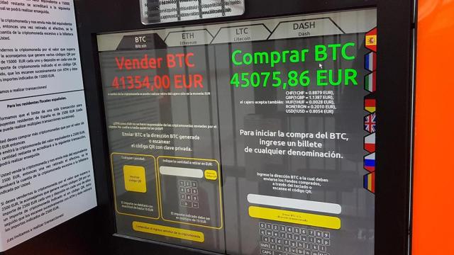 Cajero automático de criptomonedas / CRÓNICA GLOBAL