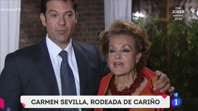 Carmen Sevilla y su hijo Augusto /TVE