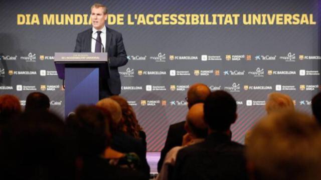 Rousaud en un acto institucional del Barça / FC Barcelona