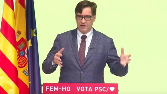 El candidato de PSC-Units, Salvador Illa / CG