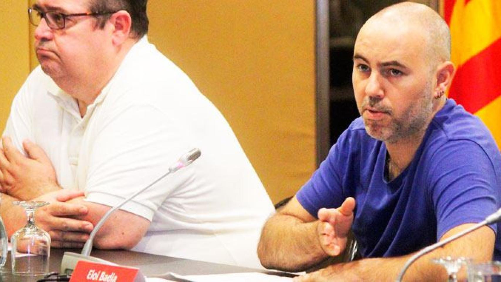 Eloi Badia, concejal de Presidencia, Agua y Energía de Barcelona, en una comparecencia pública / CG