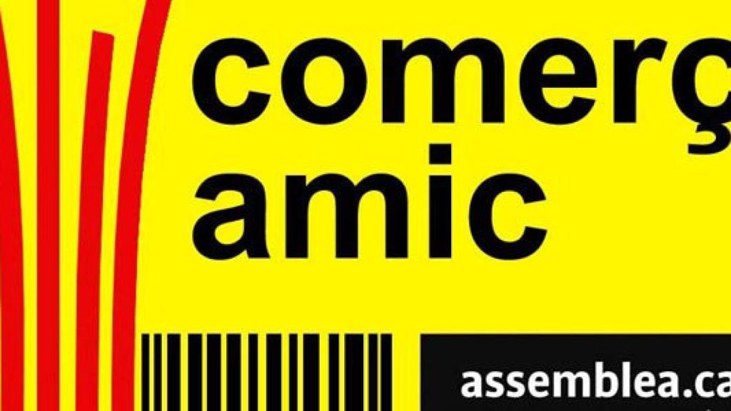 Distintivo con el que la ANC 'marca' a sus comercios amigos