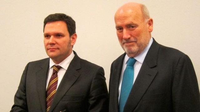 Joaquim Molins (d) junto a Roger Guasch, actual director general de la Fundación del Gran Teatre del Liceu / CG