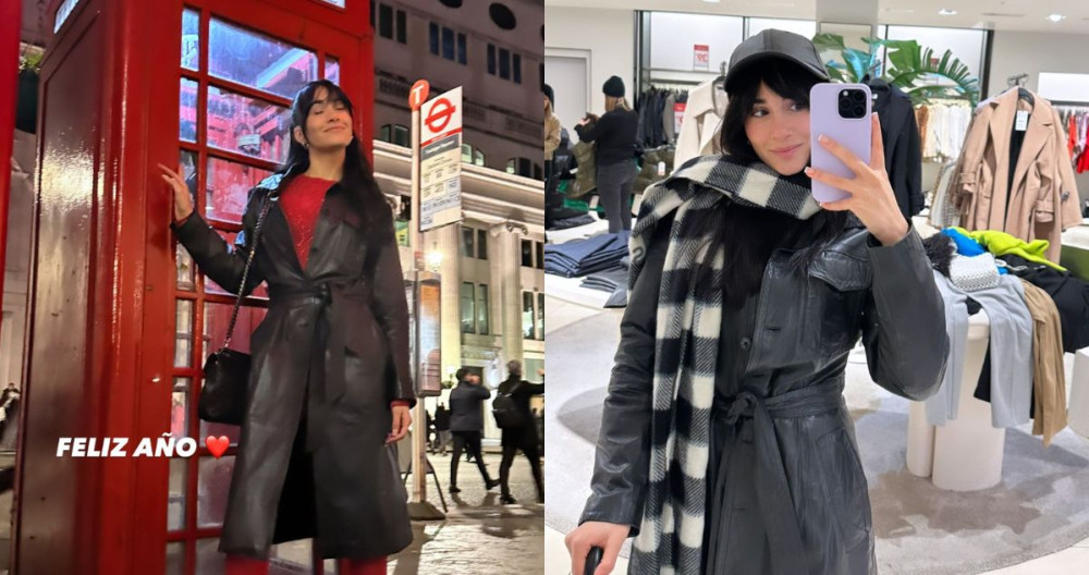 Aitana empieza el año desde Londres / REDES