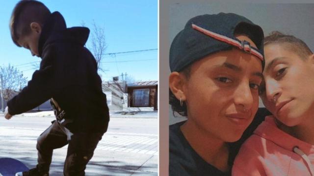 El menor, su madre y su pareja / TWITTER