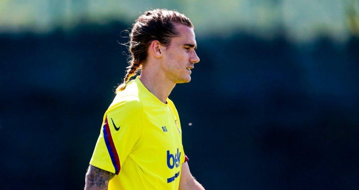 Antoine Griezmann nuevo look / FCB