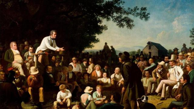 'Discurso', de George Caleb Bingham (1853-1854)