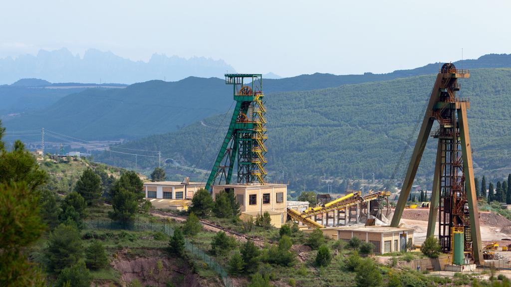 Antiguas minas de Iberpotash en Sallent (Barcelona)