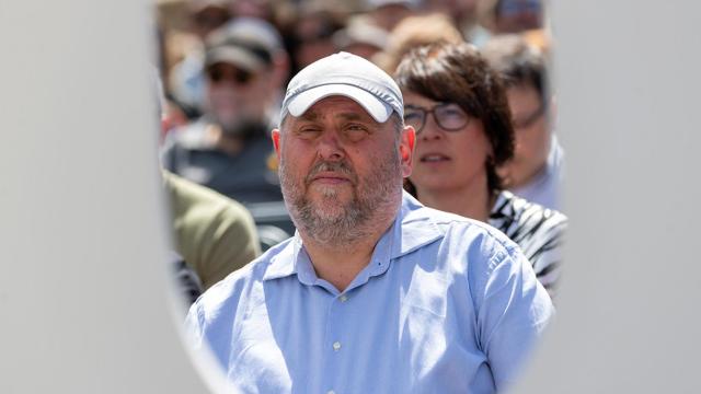 El líder de ERC, Oriol Junqueras, en la Fiesta de la República de ERC del 2023 / LORENA SOPENA - EUROPA PRESS