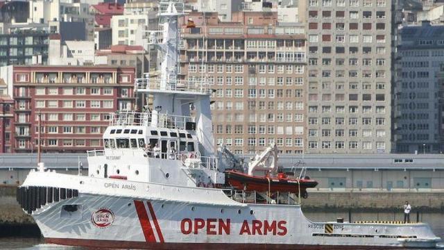 El barco Open Arms en una imagen de archivo / EFE