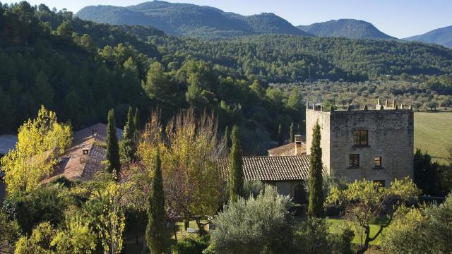 Imagen de la Torre del Visco con el valle del Tastavins detrás / CG