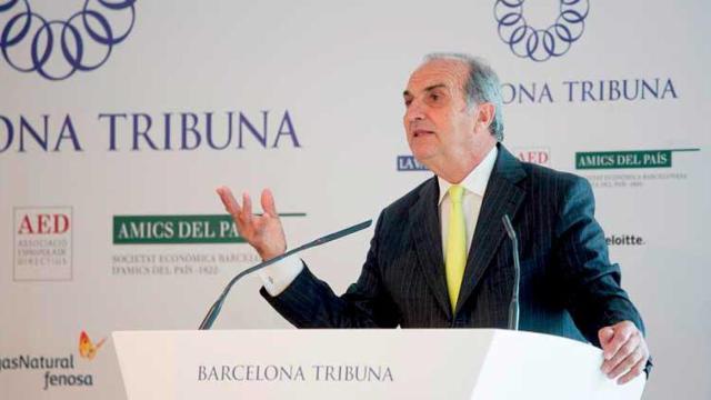 Joaquim Gay de Montellà, presidente de Foment de Treball, en el Barcelona Tribuna / EFE