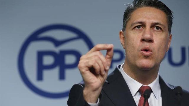 El presidente del PP català, Xavier García Albiol, durante un acto de su partido / EFE