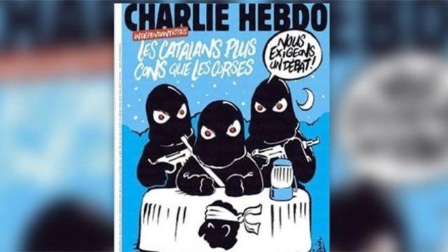 'Charlie Hebdo' se mofa del independentismo catalán