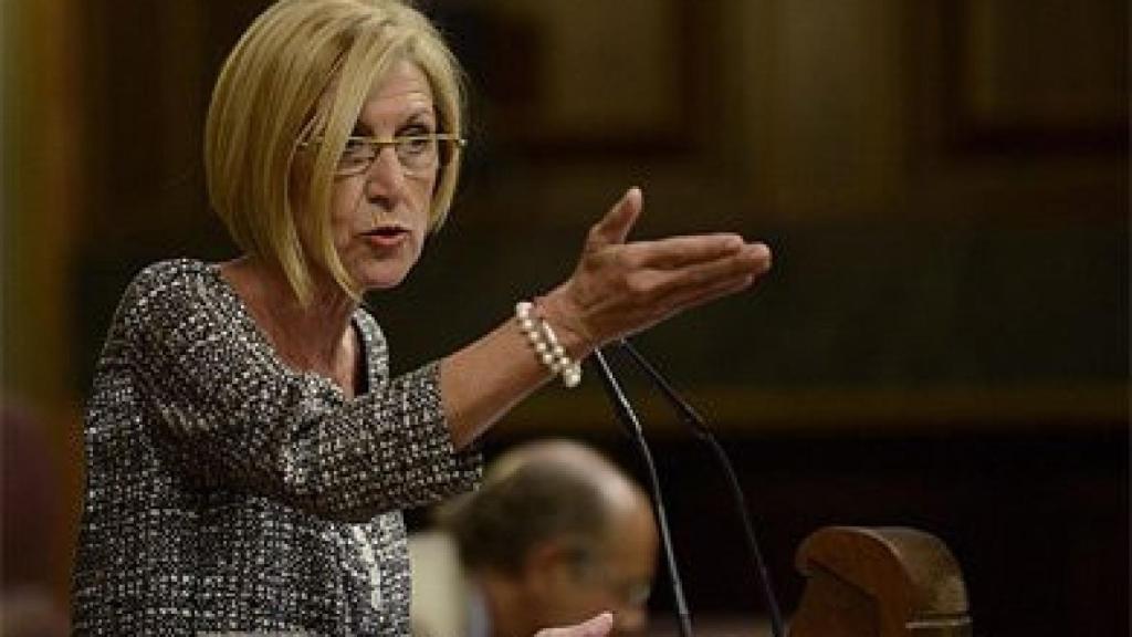 Rosa Díez, en el Congreso