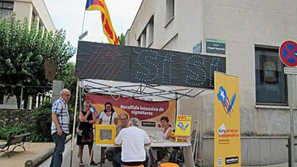 Caseta de la ANC en Granollers