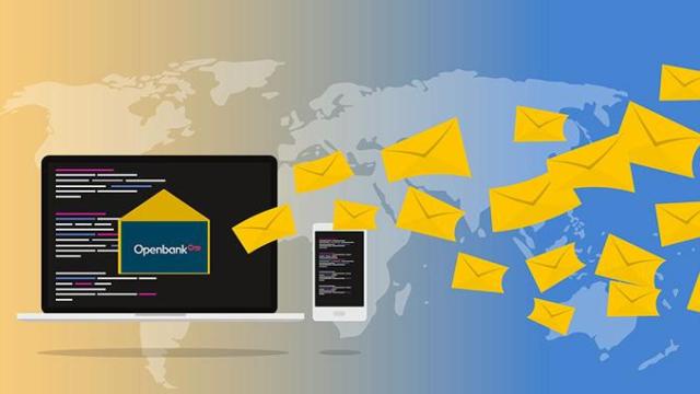 Un dibujo que representa el robo de datos bancarios a clientes de Openbank