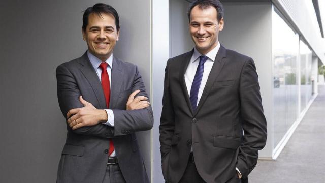 Los fundadores de AB-Biotics, Miquel Ángel Bonachera y Sergi Audivert, a favor de la oferta de Kaneka / EUROPA PRESS