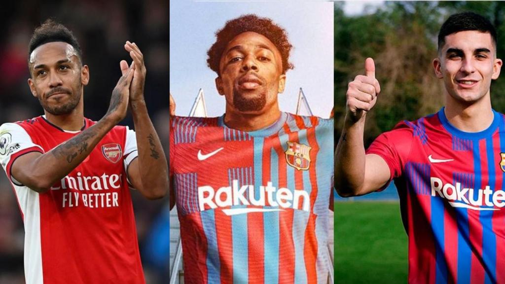 Aubameyang, Adama y Ferran Torres, los nuevos fichajes del Barça / CULEMANIA
