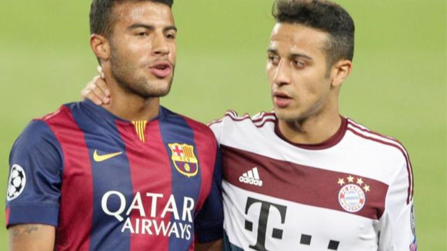 Rafinha y Thiago en una imagen de archivo / REDES