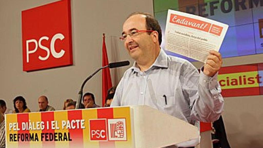 El primer secretario del PSC, Miquel Iceta