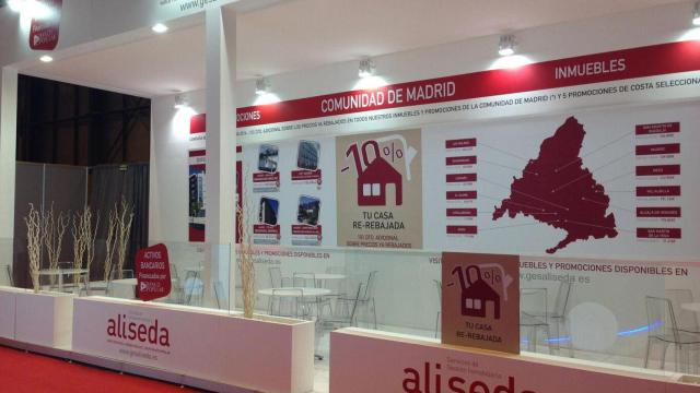 Un 'stand' de la compañía Alisenda Inmobiliaria