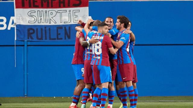 Los jugadores del Barça celebrando un tanto contra la Juventus / FC Barcelona