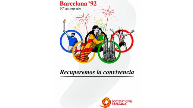 Cartel de Societat Civil Catalana sobre la convivencia / SCC