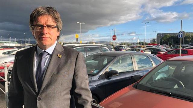 El expresidente de la Generalitat Carles Puigdemont en Escocia / TWITTER