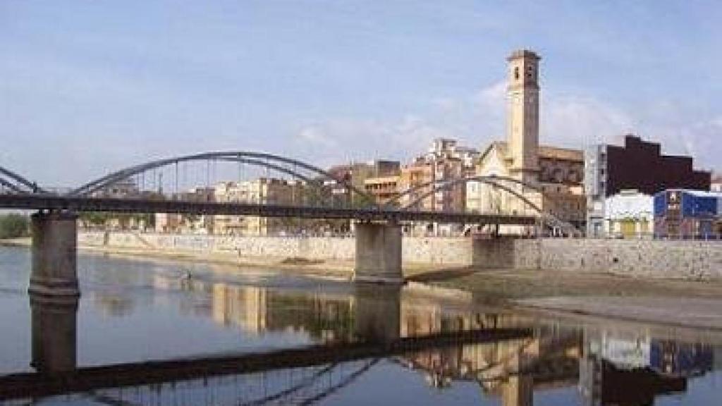 El río Ebro, a su paso por Tortosa