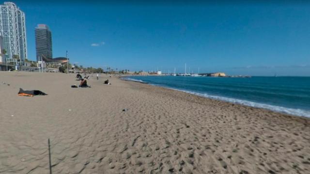 Playa del Somorrostro de Barcelona / GOOGLE STREET VIEW