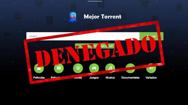 Una de las webs piratas cuyo acceso ha sido vetado / FOTOMONTAJE CG