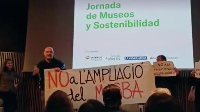 Boicot al acto del Macba