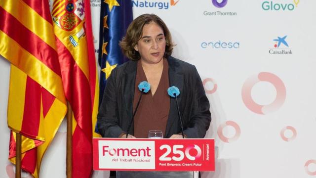 Ada Colau, en la celebración del 250 aniversario de Foment del Treball / EP