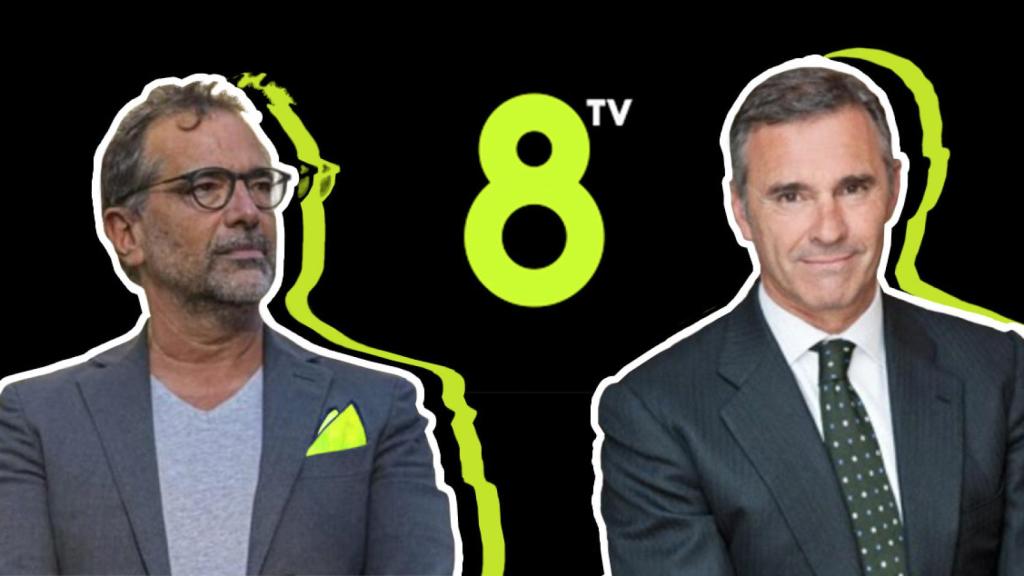 Nicola Pedrazzoli (i) y Borja García-Nieto (d), de 8TV / FOTOMONTAJE DE CG