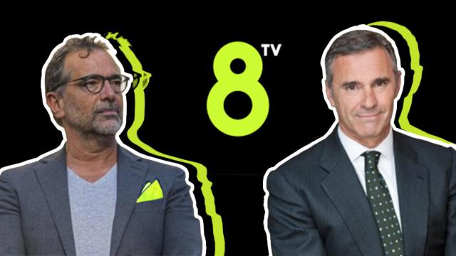 Nicola Pedrazzoli (i) y Borja García-Nieto (d), de 8TV / FOTOMONTAJE DE CG